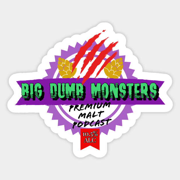 BDM Beer Sticker by Big Dumb Monsters